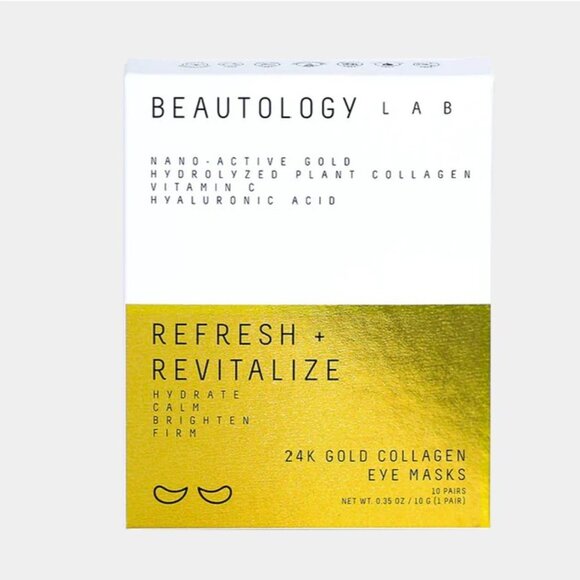 Beautology Lab 24K Gold Collagen Eye Masks NIB - Picture 1 of 4